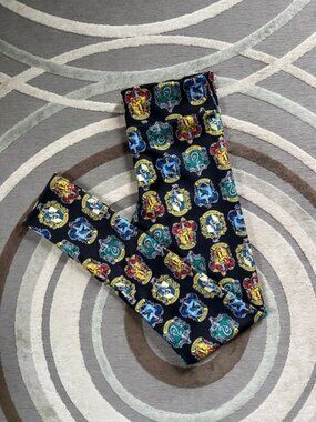 HARRY POTTER GRYFFINDOR SLYTHERIN BLACK PANTS LEGGING YOGA TIGHTS Woman's XL